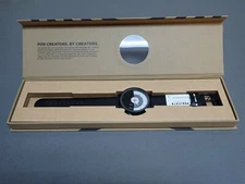 NEW Projects Watches PJT-7901BK Beyond The Horizon 40mm Black Leather Band Watch