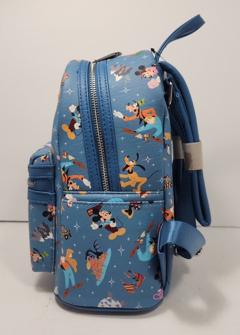Disney Parks Life Attraction Icons (2020) blue mini backpack RARE NWT 2020 Disney Parks Park Life & Attractions Icons  main image 3