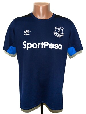 Maillot Entraînement Everton 2017/2018 Umbro Rose - Taille L Homme - Vintage