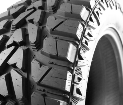 Versatyre MXT/HD LT 36X13.50R20 Load F Mud Terrain Tire – 12 Ply, Black Sidewall