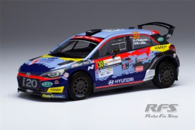 Hyundai i20 R5 Huttunen Rallye Rally Sardegna Sardinien 2020 1:43 IXO RAM 765