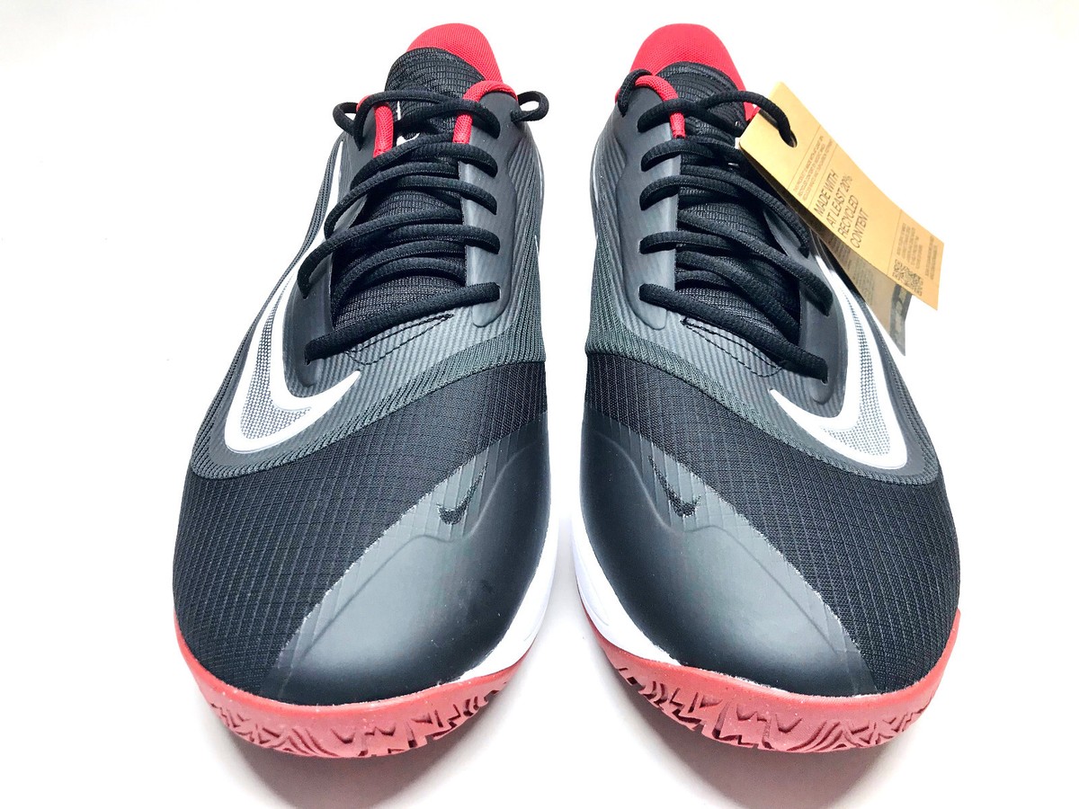 New- Nike Precision 7‎ Black University Red Men\'s Size 14 Basketball Shoes Nike Precision VII Mens Black White Red Athletic Shoes Size  main image 3