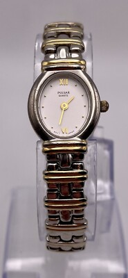 Vintage Pulsar Women s Watch - Two Tone V700-X077 New Battery
