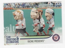 2018 TOPPS OPENING DAY BASEBALL TEAM TRADITION RACING PRESIDENTS #TTC-PR