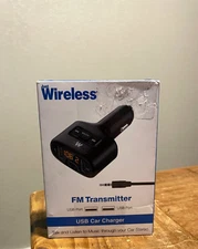 ⚡️Just Wireless Black USB Car Charger FM Transmitter