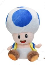 Super Mario Wonder Peluche 20CM TOAD BLU Fungo Funghetto Bros Plush Pupazzo