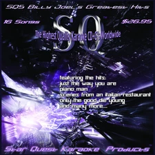 Karaoke CD+G Billy Joel 16 tracks SQ-005 w/My Life,Piano Man,in plastic -print