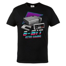 Gamer Arcade T Shirt Herren Gaming Konsole Retro Game Geschenk