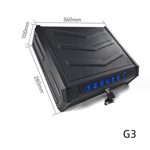 Household Portable Car Gun Box/Fingerprint Password Small Safe/Storage Box - Picture 13 of 15