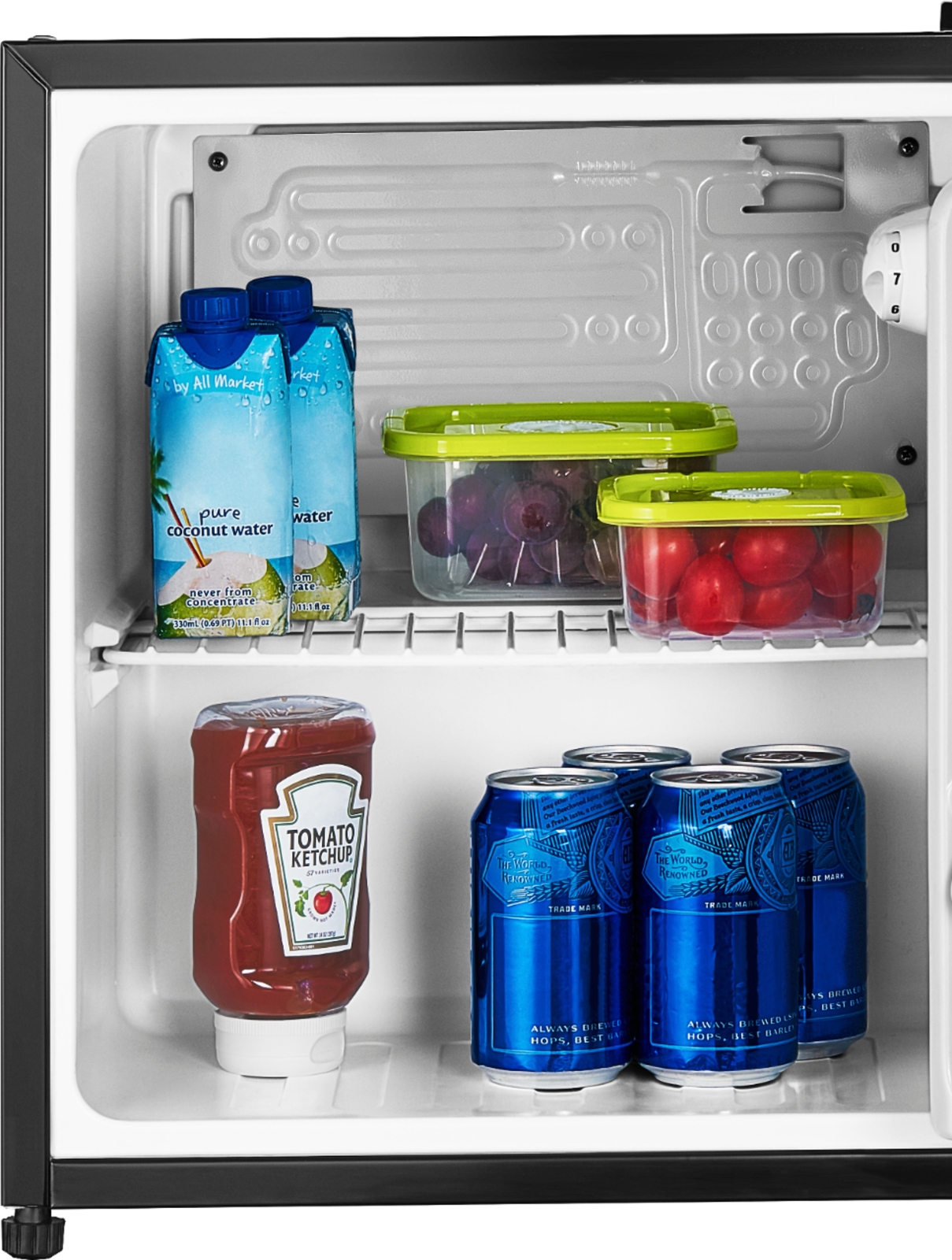 Insignia 1.7 Cu. Ft. Mini Fridge with ENERGY STAR Certification Black