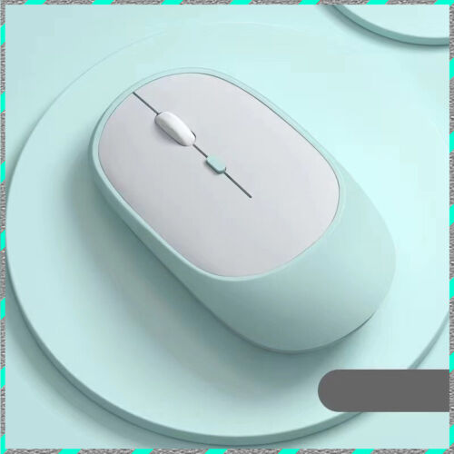 For PC ipad Mac Windows Work Wireless Bluetooth mouse Rechargeable mute Portable - Picture 1 of 11