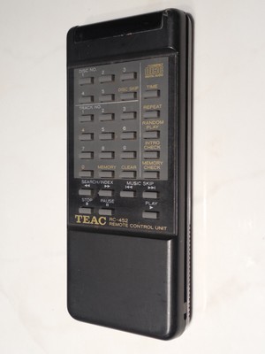 TEAC RC-452 5-Disc CD Original Player Remote OEM PD-D700 CD Multi Player