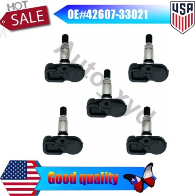 5x TPMS Tire Pressure Sensors 42607-33021 PMV-107J For Lexus Scion Toyota (315MHz)