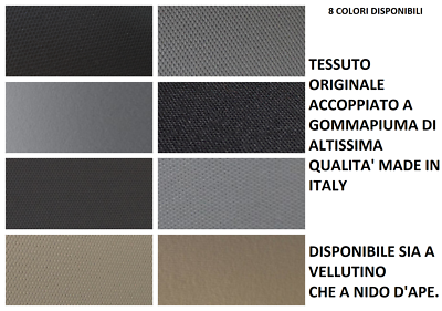 Kit Rivestimento Cielo Tetto Auto Tessuto Grigio Chiaro + Colla 3M - Restauro Interni Auto Fai Da Te
