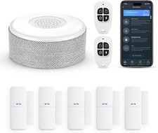 WiFi Door Alarm System with Phone App, Wireless DIY Smart Home Security System