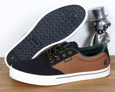 Etnies Skateboard Skate Schuhe Shoes Jameson 2 Eco Black Tan Orange Canvas 9/42