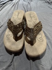 Mudd Beaded Flip Flop Size 8.5