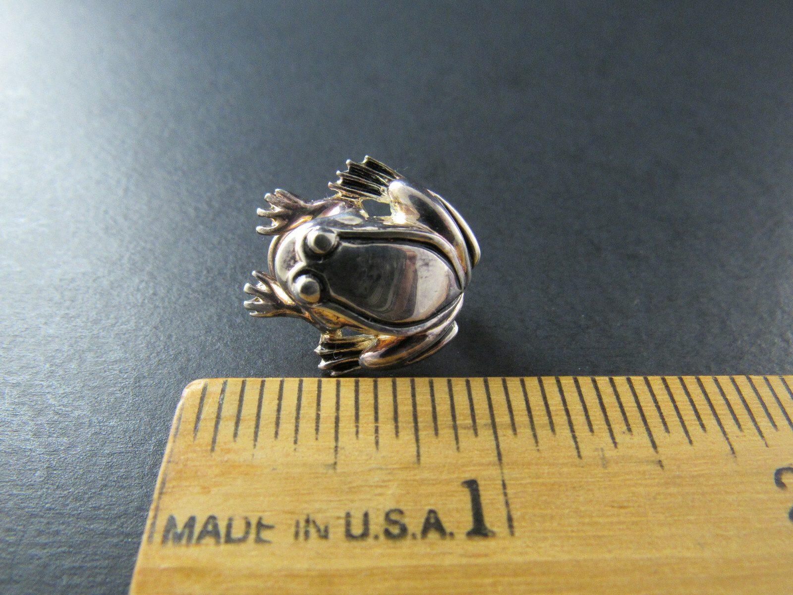 Y Shaped Ruler VINTAGE COUTURE NEW YORK FROG PIERCED EARRINGS (S30) | eBay