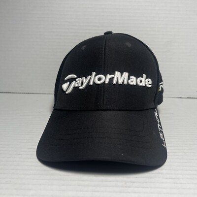 Taylor Made Golf Hat Lethal RBZ Adult Large Extra Large Black Fitted Mesh Cap