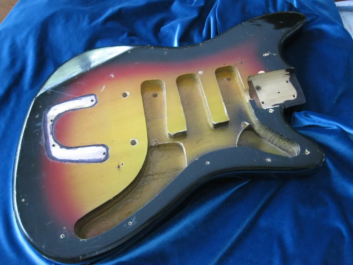 Vintage VOX SPITFIRE or Hurricane Guitar BODY LIGHT Weight PROJECT