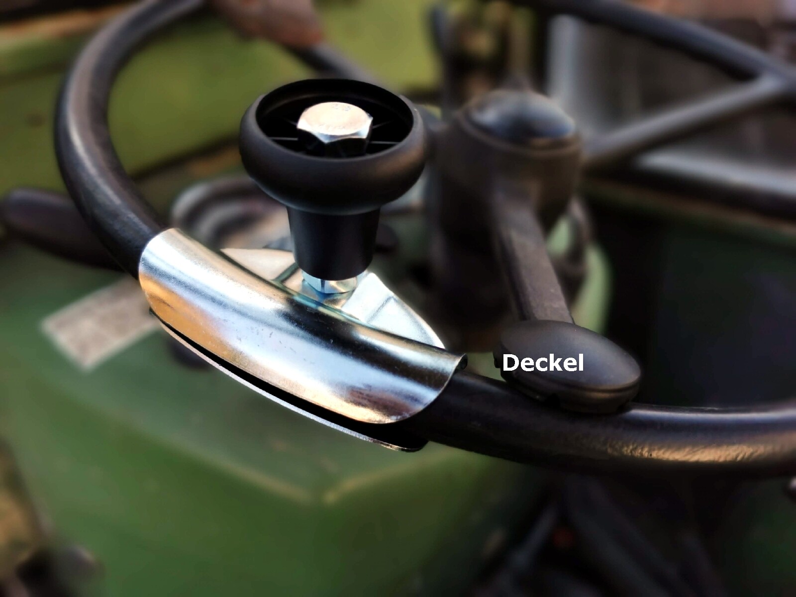 Totenkopf Lenkradknauf - Drehknopf Für Auto, LKW & Traktor In Blau