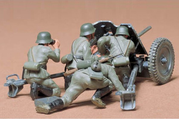 Tamiya 37Mm Panzerabwehrkanone Pak 35/36 1:35 Kunststoff Modellbausatz-image