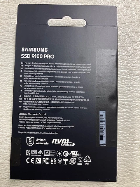 🚀 Samsung 9100 Pro 4TB NVMe M.2 PCIe 5.0x4 SSD – 14,800MB/s Read – New Sealed U - Image 2 of 4