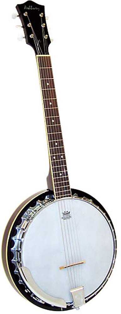 Ashbury AB-35 6 String GUITAR BANJO, mahogany, EADGBE. From Hobgoblin Music