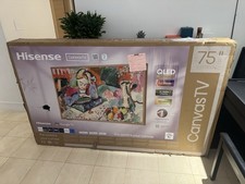 Hisense 75" Class S7 Series CanvasTV 4K QLED TV Hi-Matte UltraSlim 2025 75S7N