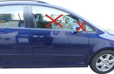 VW Golf Plus 5M Tür vorne rechts Beifahrertür schwarz LC9X Türblatt + Rahmen