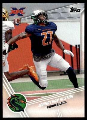 2020 Topps XFL Johnathan Alston Seattle Dragons #30