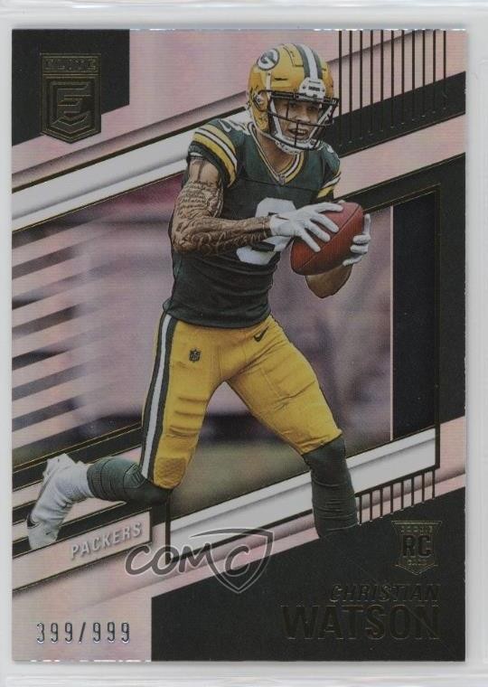 2022 Panini Donruss Elite Rookies 399/999 Christian Watson #152 1pd2