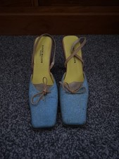 Karen Millen Shoes Blue Size 4 Slingback Heels