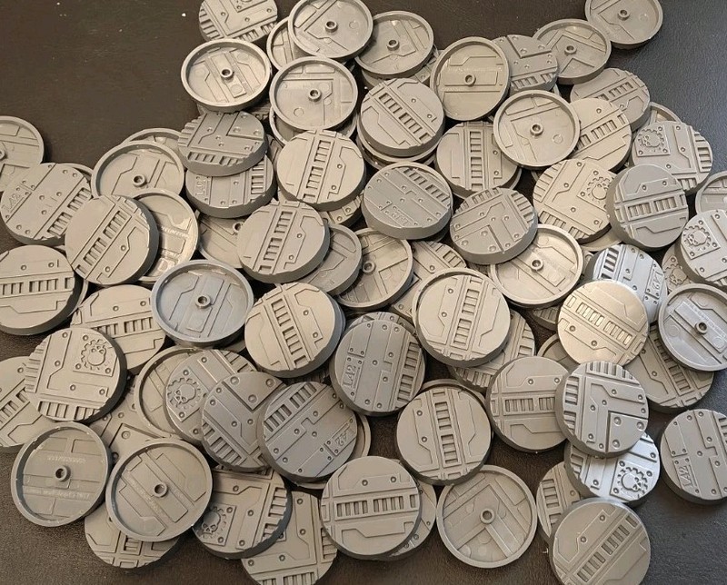 Necromunda 32mm Bases x10 | Warhammer 40k Necromunda Zone Mortalis
