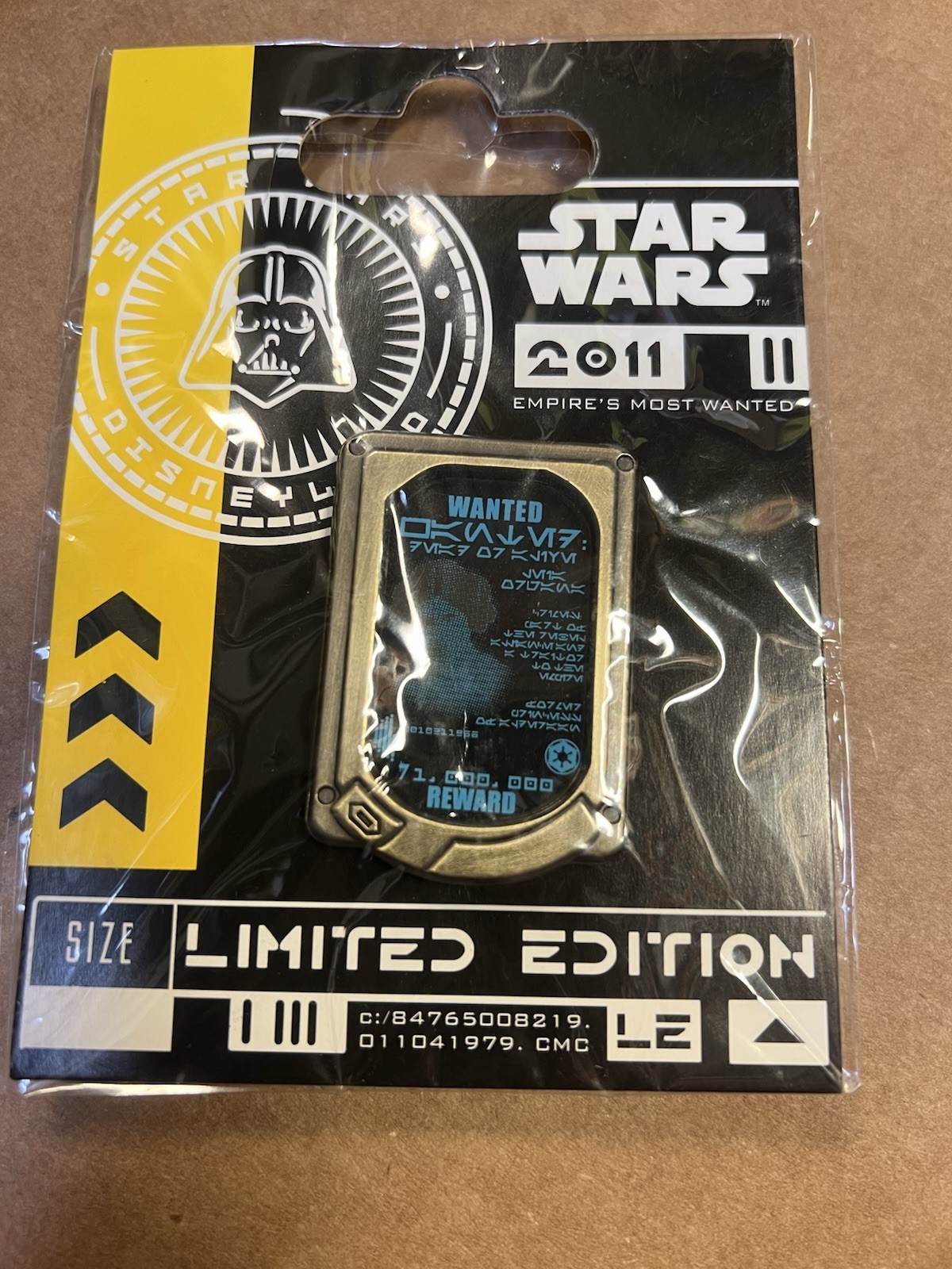 DLR Pin Star Wars Princess Leia LE 1000 83314