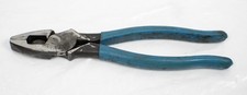 Vintage Channellock 369 9-inch High Leverage Linesman Pliers Blue Grips Usa