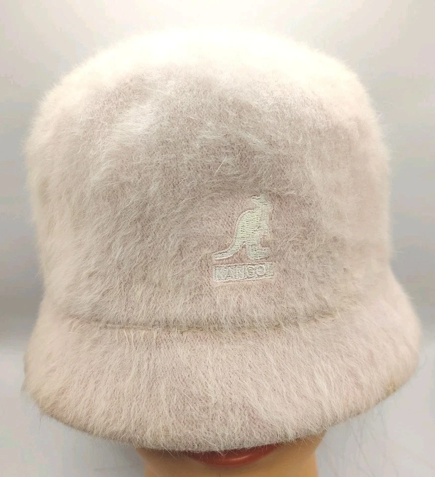 Sombrero de cubo informal Kangol azul Furgora suave rosa mezcla de angora para mujer mediano Foto 2 de 4