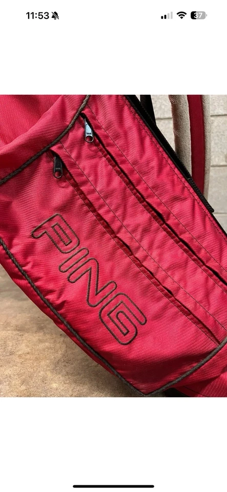 Bolsa de golf Philadelphia Cricket Club Ping L8 vintage estado 9/10 RARA 1 DE 1 Foto 3 de 4