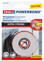 tesa Powerbond Montageband Ultra Strong 19 Mm X 1,5 M