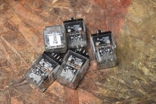 Lot of 5 Potter & Brumfield KRPA-11AN-120 Control Relays 120 VAC 50/60 Hz F/S - Fire Alarm Part
