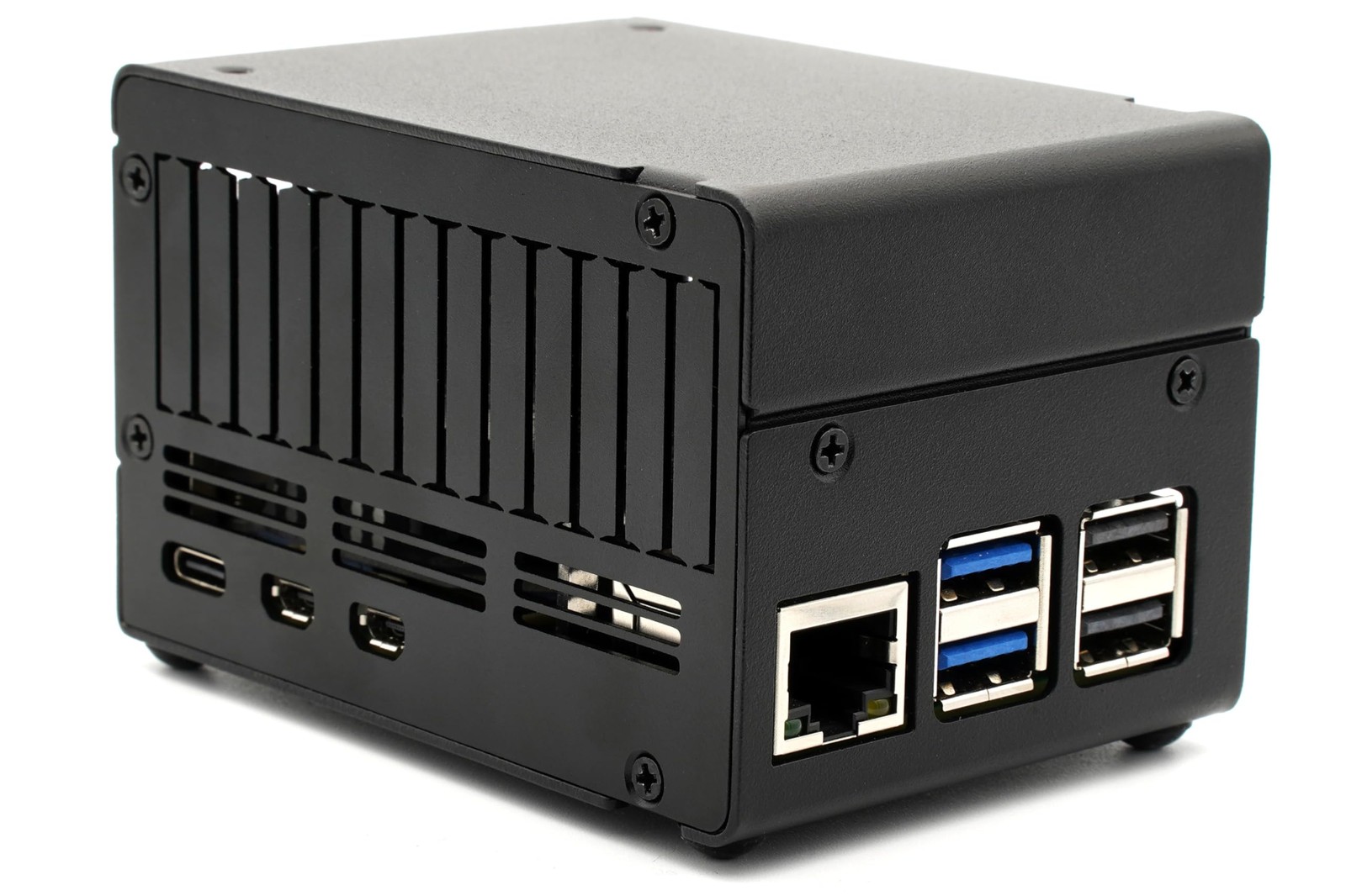 KKSB Case for Raspberry Pi 5 with Space for Hats, Add-on Boards, Cooler, and ...