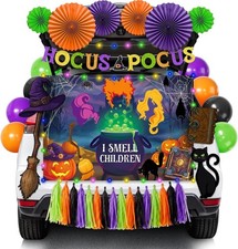 Trunk or Treat Car Decorations Kit, Halloween Trunk or Treat Witch Theme Ey...