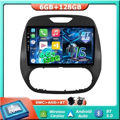Für Renault Kaptur Captur 2016-2019 Android 16 Auto Radio Car Play Navi GPS RDS 