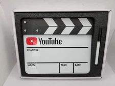 Official Youtube Partner Perks Clapboard Limited Edition Clapper Board Slate 