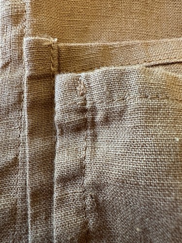 Bed Threads 100% French Flax Linen Tablecloth Large Banquet 70x156” Rust Autumn - Picture 4 of 19