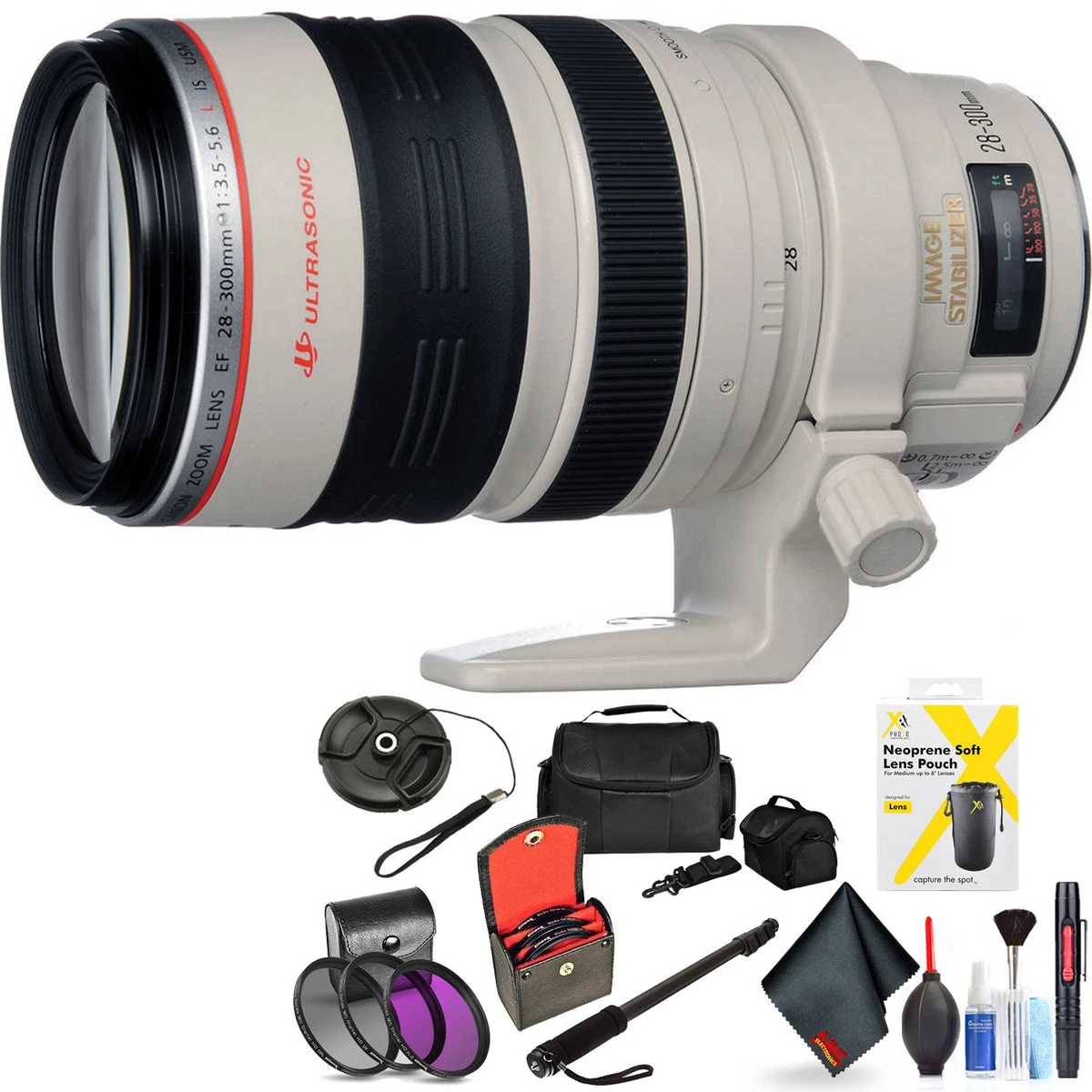 IMAGE STABILIZER 28-300mm 赤線レンズ Canon EF 28-300mm Focal Camera Lenses for sale | eBay