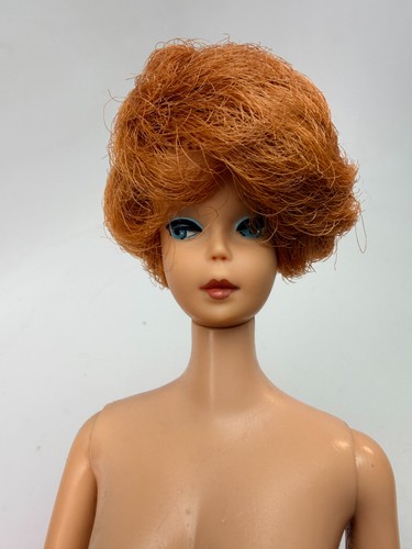 Vintage 1964 Mattel Barbie Titian Red Hair Bubble Cut 850 Auburn Straight leg - Afbeelding 3 van 21