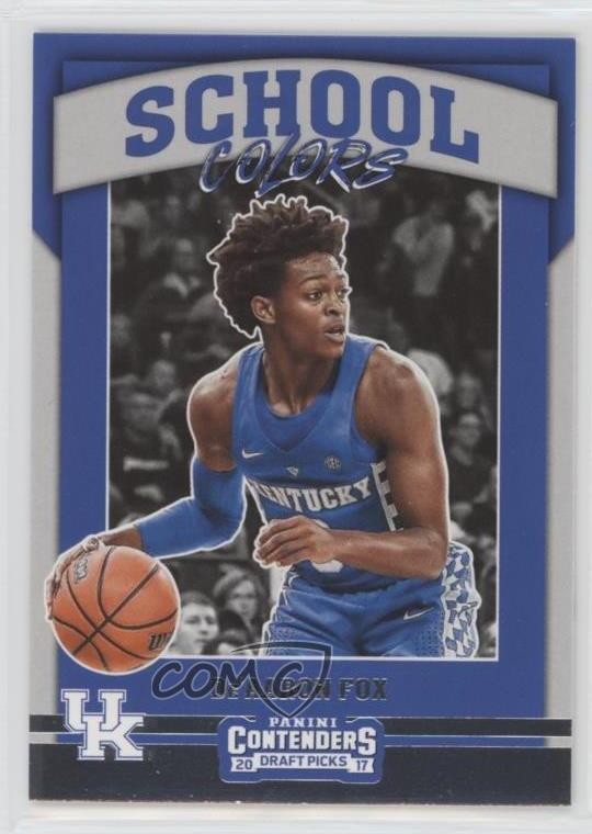 2017 Panini Contenders Draft Picks School Colors De'Aaron Fox #7 Rookie RC h3a