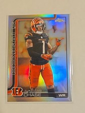 2025 Topps Chrome JaMarr Chase Refractor #58 Cincinnati Bengals