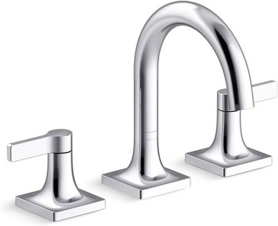 KOHLER 28125-4K-CP Venza Widespread Bathroom Sink Faucet CHROME POLISHED